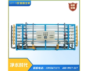 50T/時(shí)單級(jí)反滲透滲透